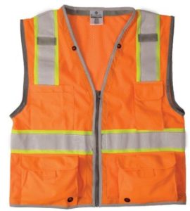 1511 ML Kishigo - Brilliant Series Orange Class 2 Heavy Duty Safety Vest