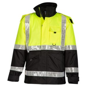 ML Kishigo JS110 360 Pro Series Lime Parka