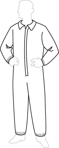 Liberty Safety 19125 ProGard Disposable Coverall with Elastic Wrist ...