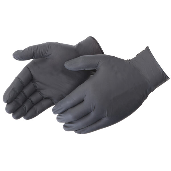 2016BKML 6mil Disposable Black Powder Free Nitrile Gloves Case